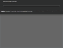Tablet Screenshot of nowpixelse.com
